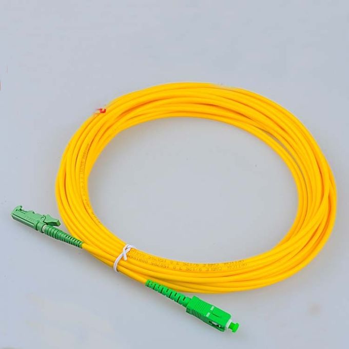 FTTH E2000 APC - SC/APC 광섬유 접속 코드, 단일 모드 심플렉스 케이블
