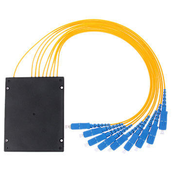 1 x 8 SC/UPC 연결관을 가진 광섬유 PLC 쪼개는 도구 2.0mm 넓게 작동 파장