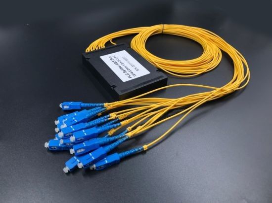시험 장비를 위한 1 * 16 방법 FTTH 광섬유 PLC 쪼개는 도구 아BS 상자 포장