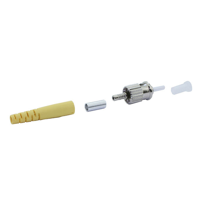 핵심 St/Upc 광섬유 연결관 2.0mm 노란 시동의 ROHS IS0 기준을 골라내십시오