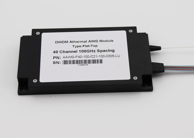 5G 정면 운반/Datacenter를 위한 최대 IL 5.0dB DWDM 다중화기 40Ch AAWG 아BS 상자
