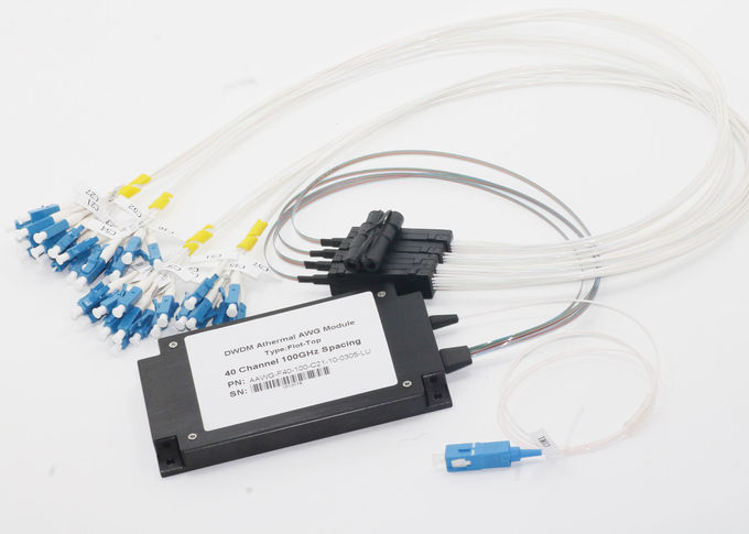 5G 정면 운반/Datacenter를 위한 최대 IL 5.0dB DWDM 다중화기 40Ch AAWG 아BS 상자