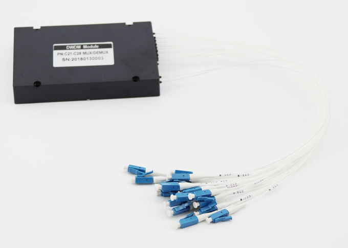 높은 정확한 DWDM 다중화기 중앙 파장 8 수로 낮은 삽입 손실