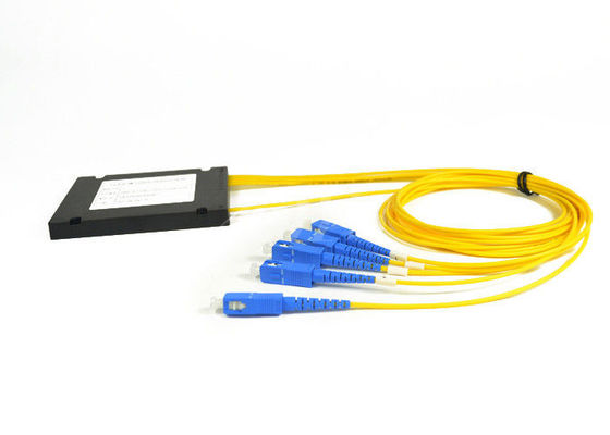 중국 FTT x 배치를 위한 오디오 광섬유 PLC 쪼개는 도구 SC/UPC 연결관 1x4 Plc 쪼개는 도구 협력 업체