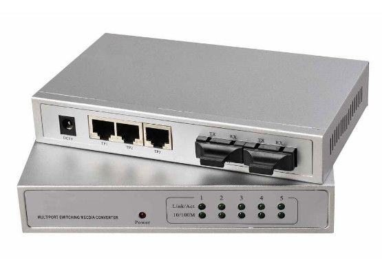 중국 절반/충분히 Duples RJ45는 광케이블 스위치, 10/100M 자동차를 검출합니다 빠른 이더네트 스위치를 향합니다 협력 업체