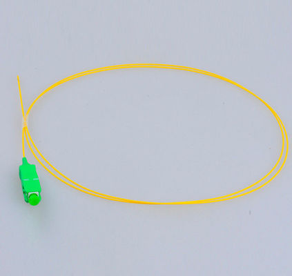 1310 / 1550nm 광섬유 떠꺼머리 단일 모드 SC/APC G657A1 2.0mm Dia 황색 케이블 협력 업체