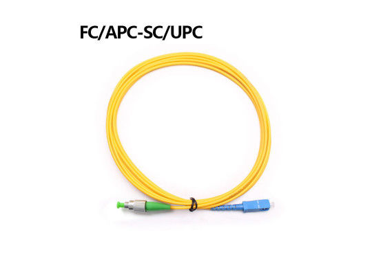 3m PVC 쌍신회로 접속 코드, 섬유 접속 코드 Sc에 Lc - 40 - 85의 °C 작동 임시 직원 범위 협력 업체