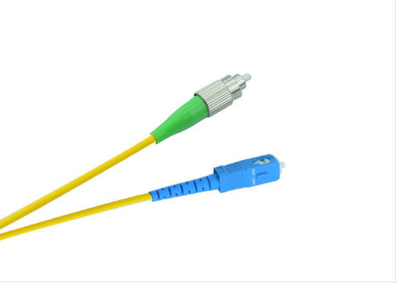 3m PVC 쌍신회로 접속 코드, 섬유 접속 코드 Sc에 Lc - 40 - 85의 °C 작동 임시 직원 범위 협력 업체