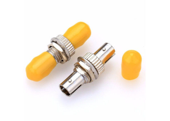 Ftth 네트워크를 위한 ST 광섬유 접합기 금속 물자에 노란 심플렉스 ST 협력 업체