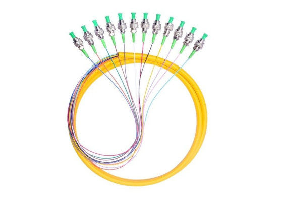 12의 핵심 단일 모드 떠꺼머리 광학 섬유 케이블 FC/APC 2.0mm FTTH 체계를 위해 1M 협력 업체