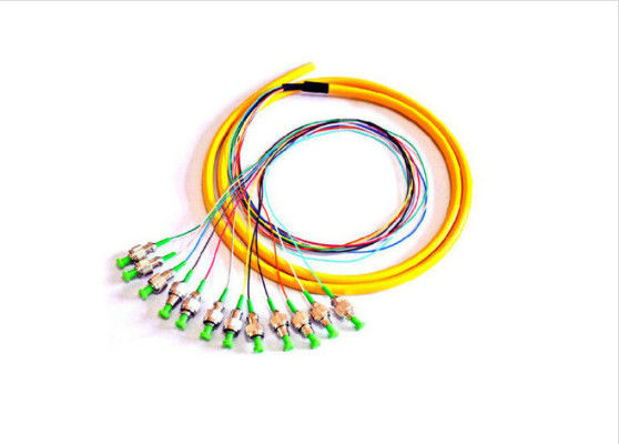 12의 핵심 단일 모드 떠꺼머리 광학 섬유 케이블 FC/APC 2.0mm FTTH 체계를 위해 1M 협력 업체