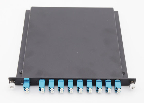 UPG 최대 IL 2.5dB 1U 수동적인 Cwdm 다중화기 선반 산 8는 20nm 채널 간격에 수로를 열습니다 협력 업체