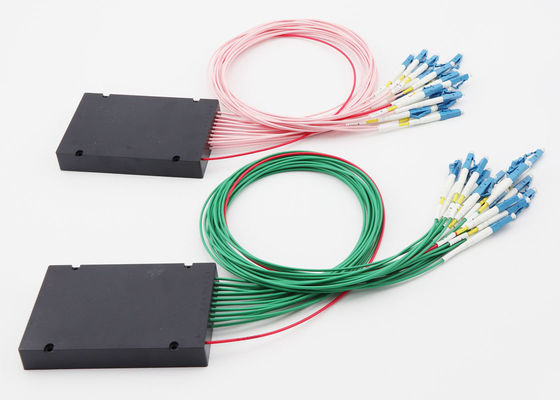 8 채널 100G DWDM Mux Demux UPG 항구 LC/UPC 연결관은 길이를 주문을 받아서 만들었습니다 협력 업체