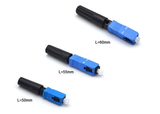 FTTB/FTTH 250를 위한 50mm 파랑 현장 조립 연결관 단일 모드 - 900um 직경 협력 업체